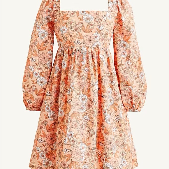 J. Crew Dresses & Skirts - Such a cute dress! Peach floral perfect for summer and a vacation!